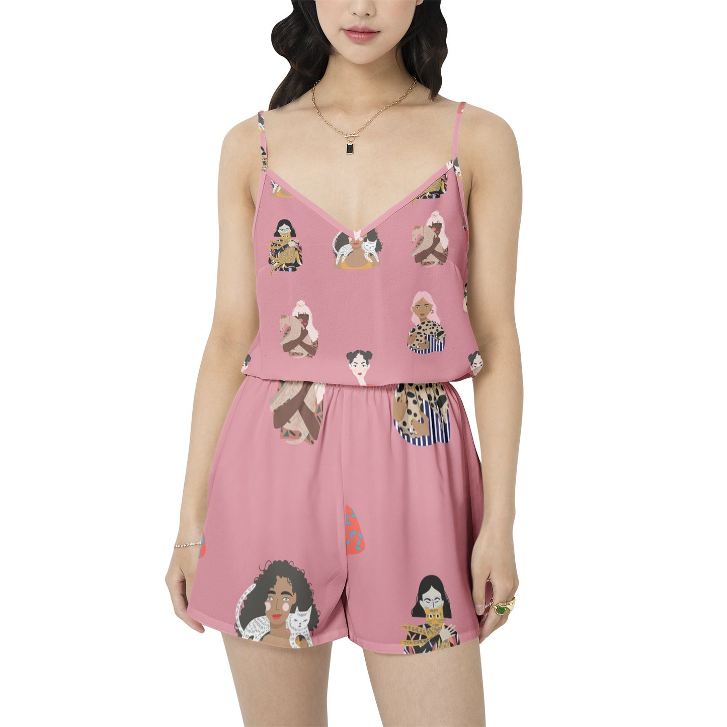 Cami Top and Short Pajama Set