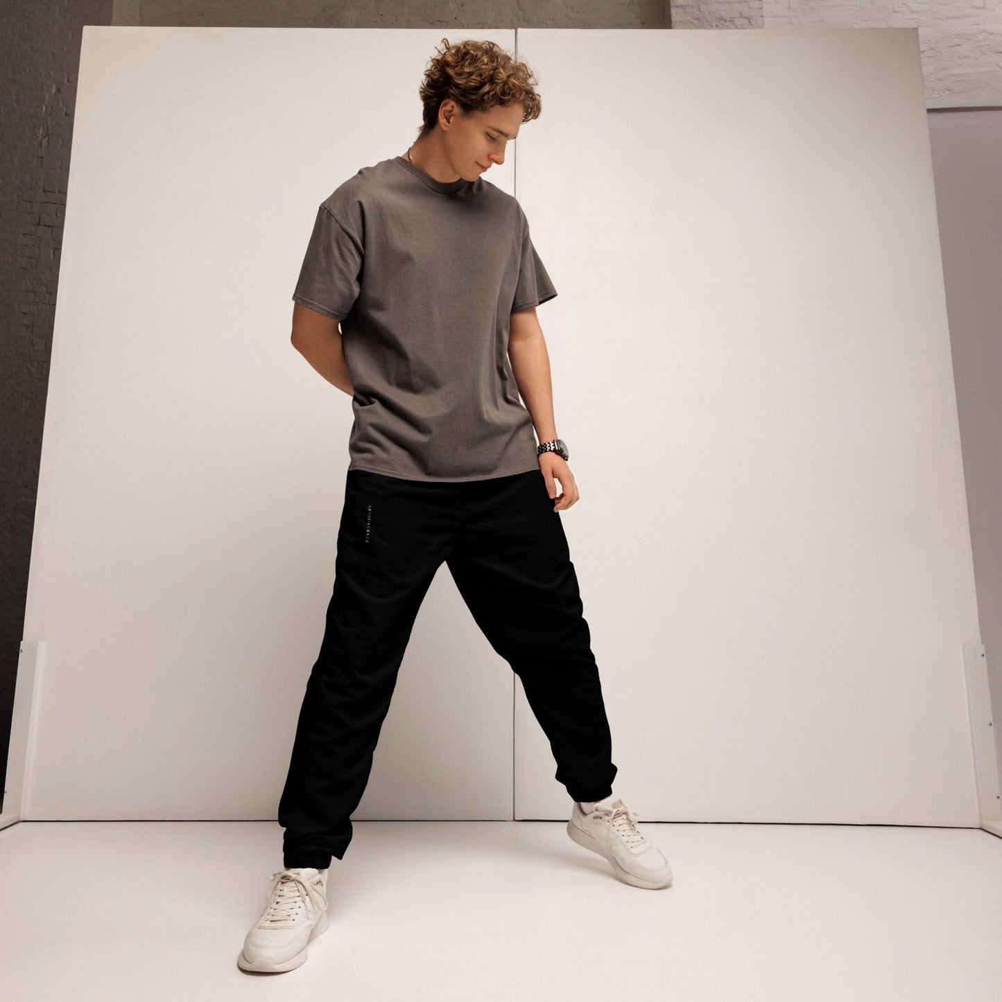 Reminiscence black Unisex track pants