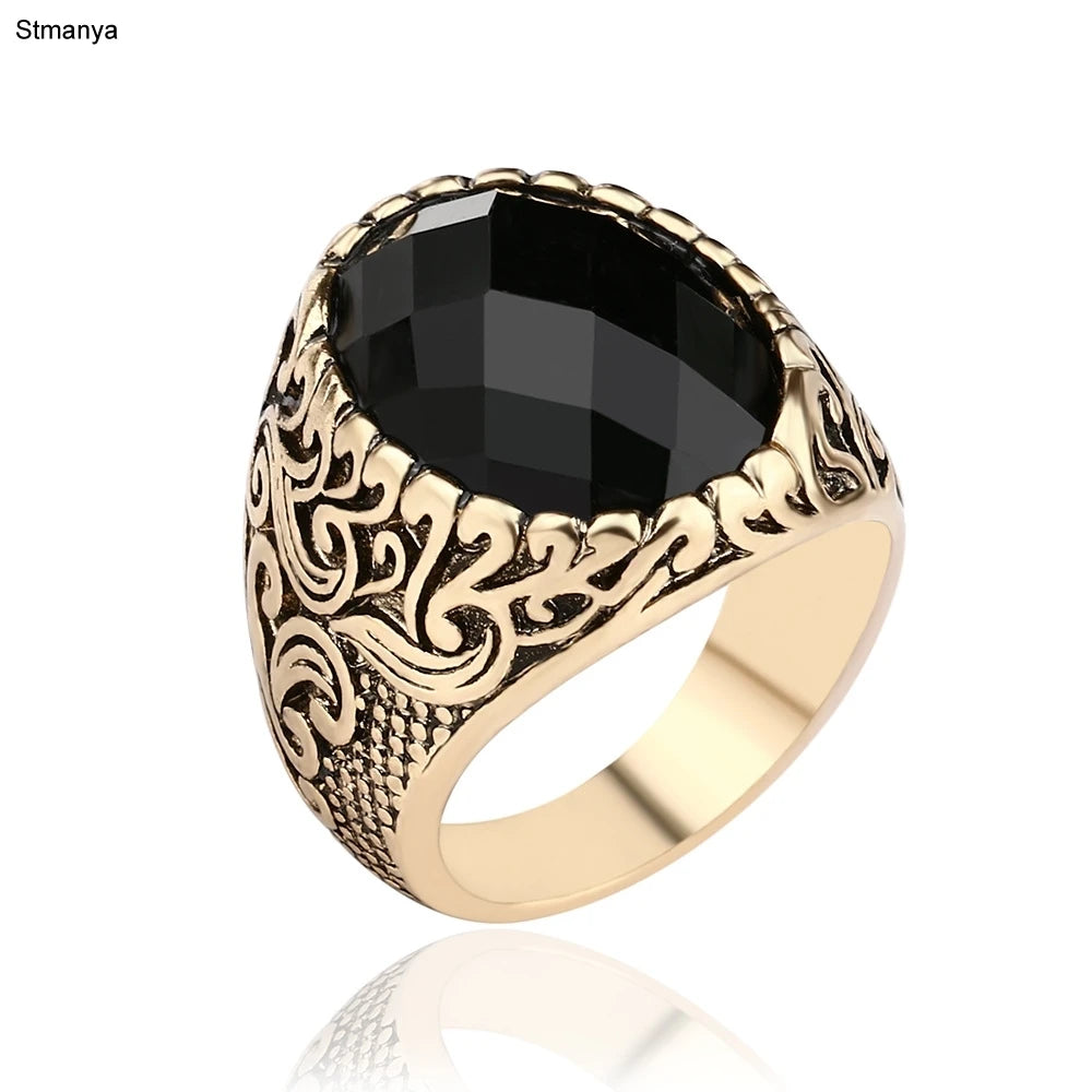 Mens Antique style Gold/Silver Ring