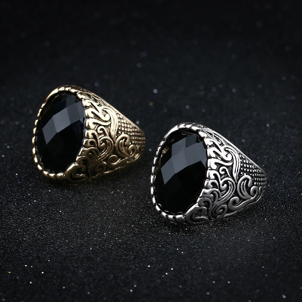 Mens Antique style Gold/Silver Ring