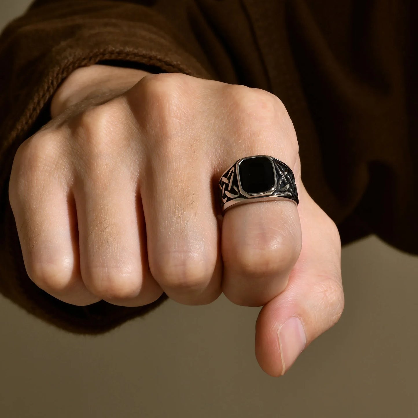 Viking Knot Rune Ring