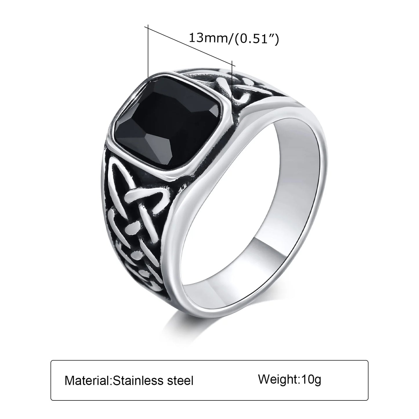 Viking Knot Rune Ring