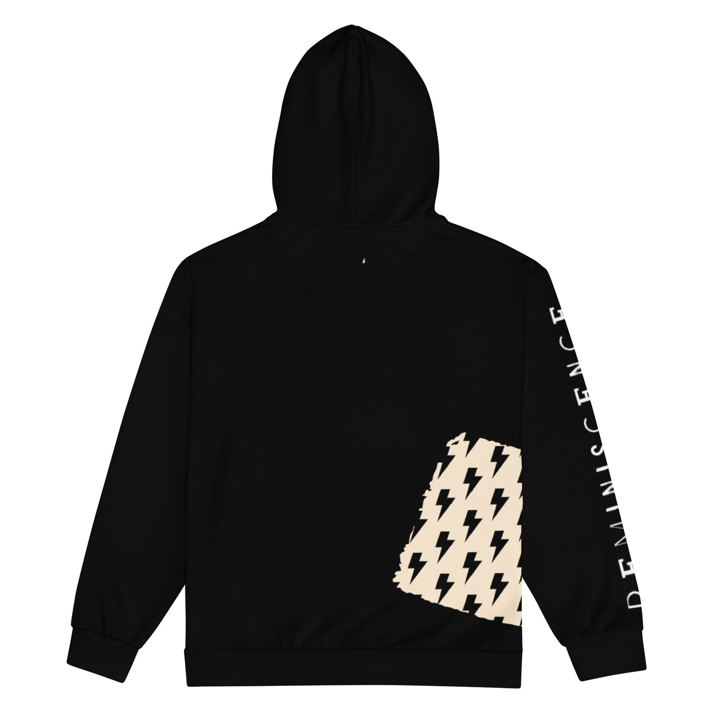 Reminiscence Black THUNDER Unisex zip hoodie