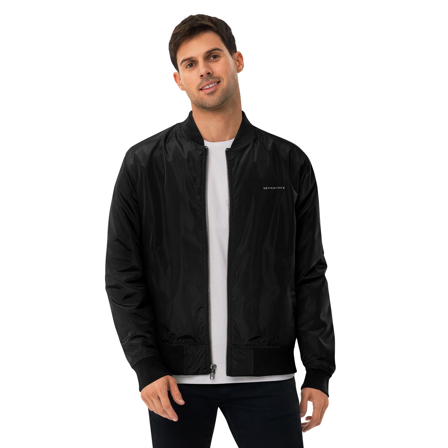 Reminiscence recycled bomber jacket